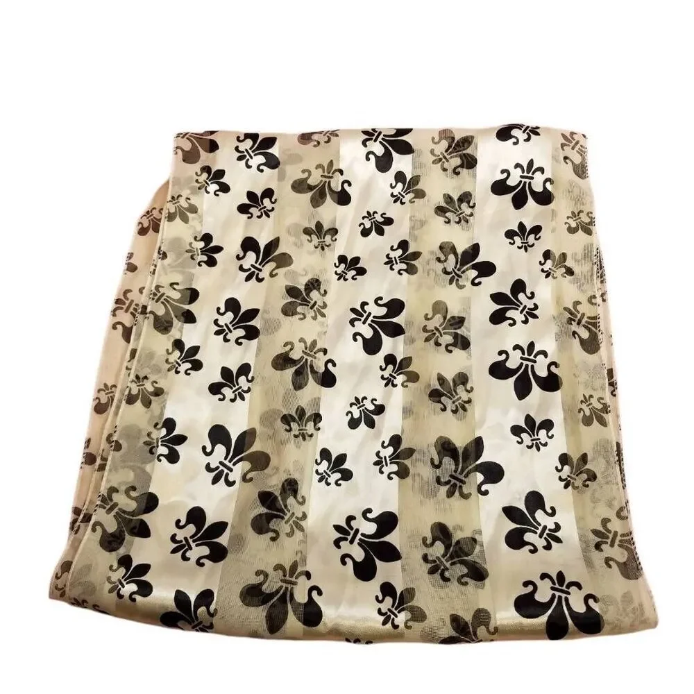 Fleur-de-lis scarves